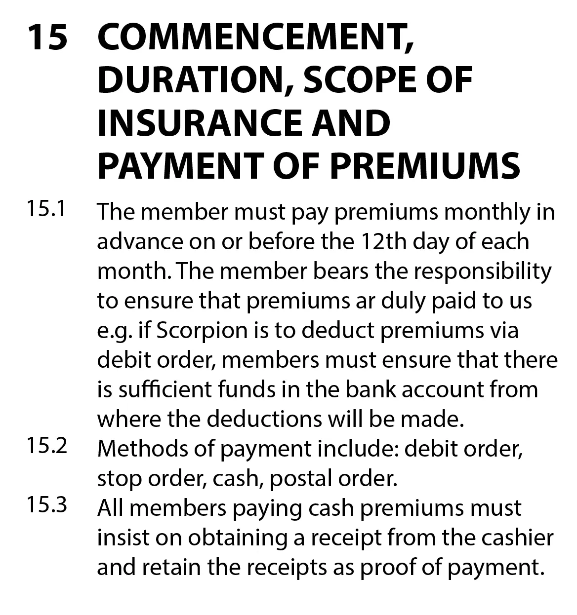 Additional clause