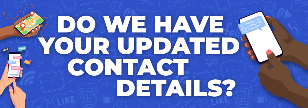 Update your contact details