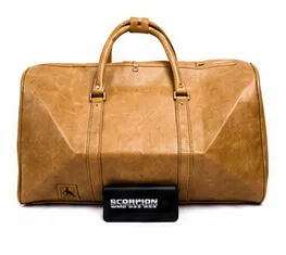 Duffel bag and portable charger