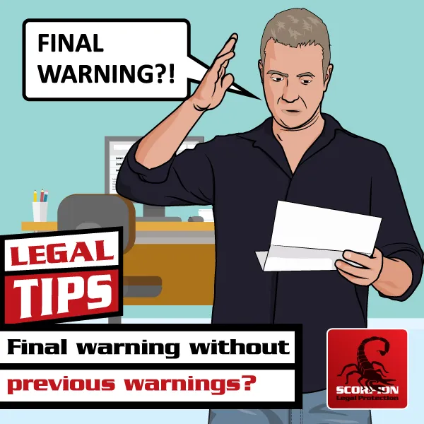 Final warning without previous warnings