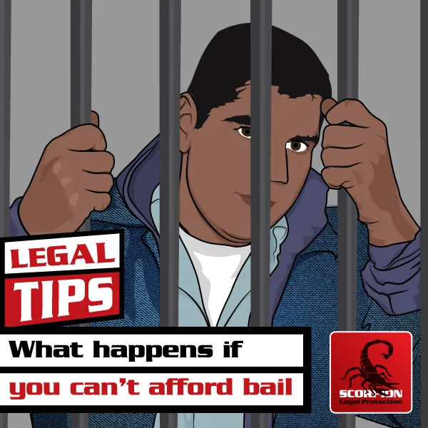 What happens if you can’t afford bail