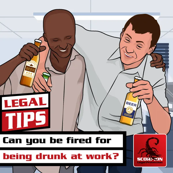 Can you be fired for being drunk at work