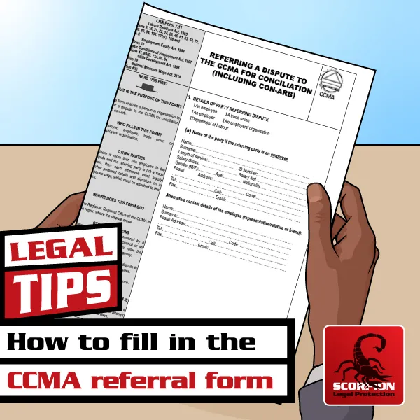 How to fill in the CCMA referral form 