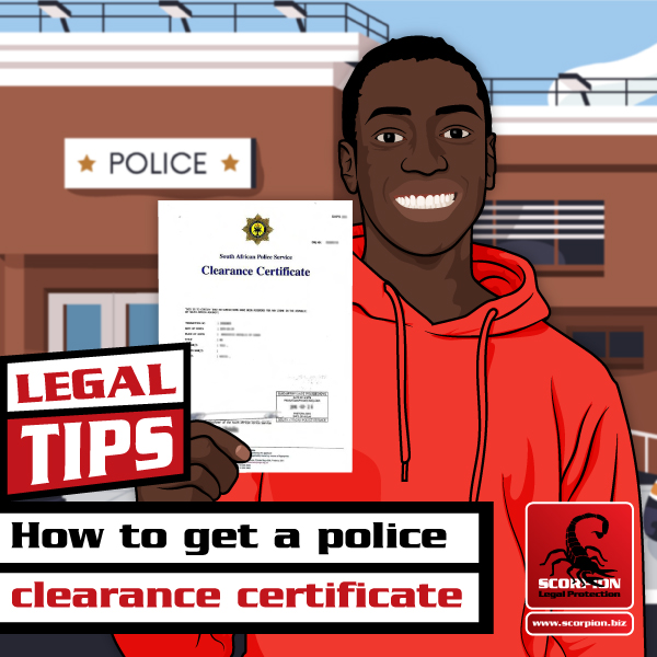Man smiling because he got a police clearance certificate for work