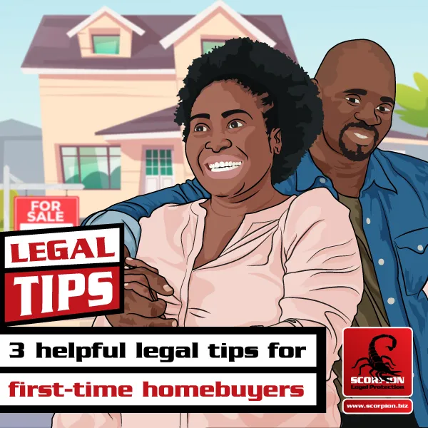 Illustration of first-time homebuyers in South Africa